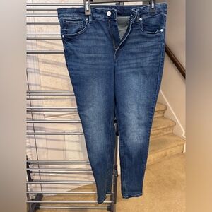 GAP Dark Blue Women's Skinny Jeans - Size 16